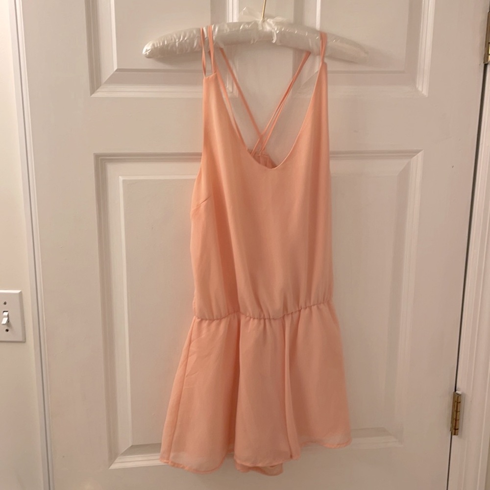 Baby Pink Flowy Romper